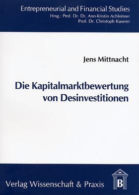 Mittnacht | Die Kapitalmarktbewertung von Desinvestitionen | Buch | 978-3-89673-275-0 | sack.de