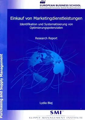Blaj | Einkauf von Marketingdienstleistungen. | Buch | 978-3-89673-339-9 | www.sack.de