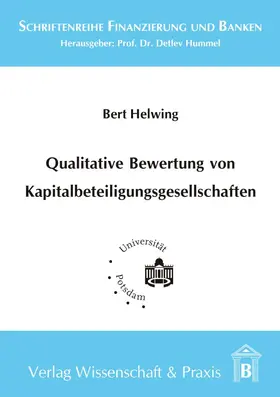 Helwing |  Qualitative Bewertung von Kapitalbeteiligungsgesellschaften | Buch |  Sack Fachmedien