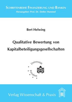 Helwing | Qualitative Bewertung von Kapitalbeteiligungsgesellschaften | Buch | 978-3-89673-454-9 | sack.de