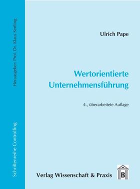 Pape | Wertorientierte Unternehmensführung | Buch | 978-3-89673-458-7 | sack.de
