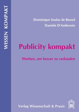 Soulas de Russel / D'Ambrosio |  Publicity kompakt | Buch |  Sack Fachmedien