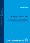 Maier |  Rückstellungen nach IFRS. | Buch |  Sack Fachmedien