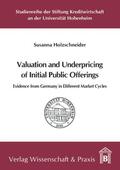 Holzschneider |  Valuation and Underpricing of Initial Public Offerings | Buch |  Sack Fachmedien