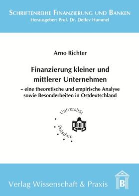 Richter | Finanzierung kleiner und mittlerer Unternehmen | Buch | 978-3-89673-619-2 | sack.de
