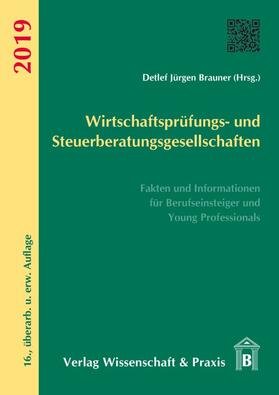 Brauner | Wirtschaftsprüfungs- und Steuerberatungsgesellschaften 2019 | Buch | 978-3-89673-746-5 | sack.de