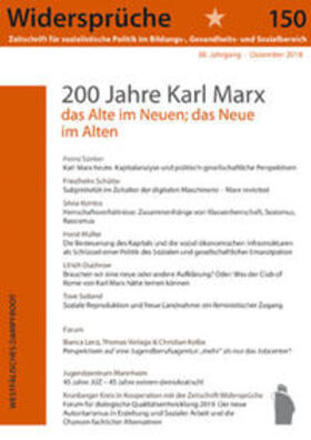 Widersprüche 150 | 200 Jahre Karl Marx | Buch | 978-3-89691-020-2 | sack.de