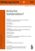 Widersprüche |  Kritische Solidaritäten | Buch |  Sack Fachmedien