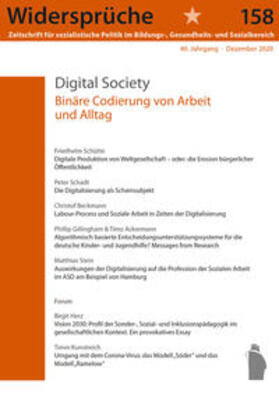 Widersprüche | Digital Society | Buch | 978-3-89691-028-8 | sack.de