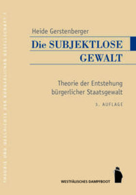 Gerstenberger | Gerstenberger: subjektlose Gewalt | Buch | 978-3-89691-116-2 | sack.de