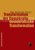 Demitovic / Demirovic |  Transformation der Demokratie - demokratische Transformation | Buch |  Sack Fachmedien