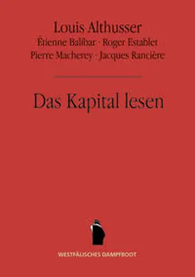 Althusser / Balibar / Establet |  Das Kapital lesen | Buch |  Sack Fachmedien