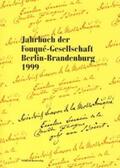 Bertschik / Diegmann-Hornig |  Jahrbuch der Fouqué-Gesellschaft Berlin-Brandenburg 1999 | Buch |  Sack Fachmedien