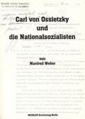 Weber |  Carl von Ossietzky und die Nationalsozialisten | Buch |  Sack Fachmedien