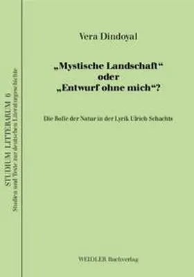 Dindoyal |  'Mystische Landschaft' oder 'Entwurf ohne mich'? | Buch |  Sack Fachmedien
