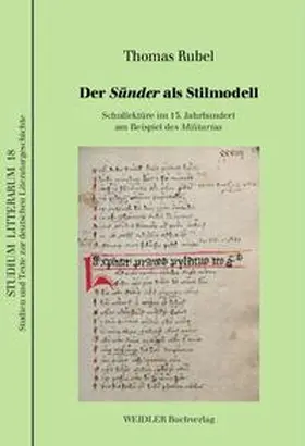 Rubel |  Der 'Sünder' als Stilmodell | Buch |  Sack Fachmedien
