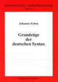 Erben / Roloff |  Grundzüge der deutschen Syntax | Buch |  Sack Fachmedien