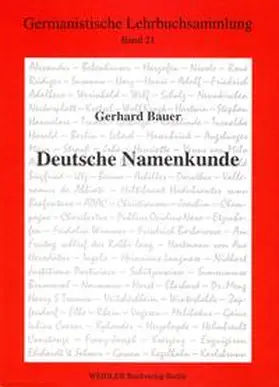 Bauer |  Deutsche Namenkunde | Buch |  Sack Fachmedien