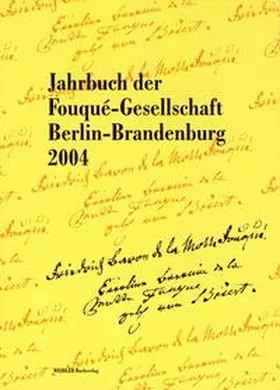 Witt |  Jahrbuch der Fouqué-Gesellschaft Berlin-Brandenburg 2004 | Buch |  Sack Fachmedien