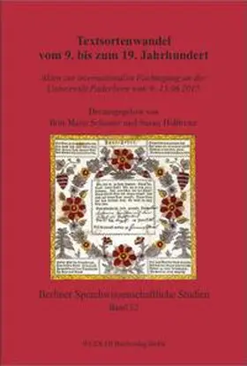 Schuster / Holftreter |  Textsortenwandel vom 9. bis zum 19. Jahrhundert | Buch |  Sack Fachmedien