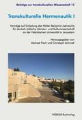 Fisch / Schmidt |  Transkulturelle Hermeneutik I | Buch |  Sack Fachmedien