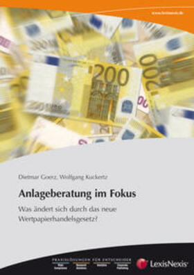 Goerz / Kuckertz | Anlageberatung im Fokus | Buch | 978-3-89699-390-8 | sack.de