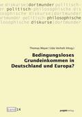 Meyer / Vorholt |  Bedingungsloses Grundeinkommen in Deutschland und Europa? | Buch |  Sack Fachmedien