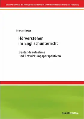 Mertes |  Hörverstehen im Englischunterricht | Buch |  Sack Fachmedien