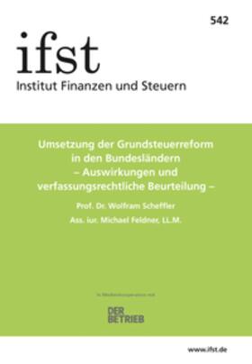Scheffler / Feldner | ifst-Schrift 542 | Buch | 978-3-89737-206-1 | sack.de