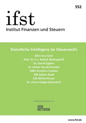 Greil / Mellinghoff / Egbert |  ifst-Schrift 552 | Buch |  Sack Fachmedien