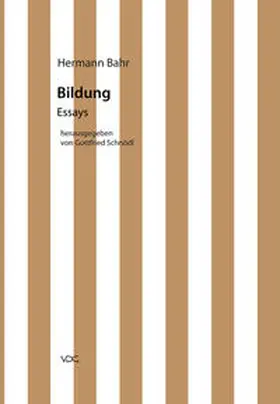 Bahr / Pias |  Kritische Schriften in Einzelausgaben / Bildung | Buch |  Sack Fachmedien