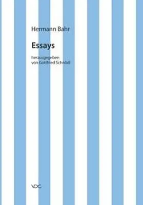 Bahr / Schnödl |  Kritische Schriften in Einzelausgaben / Essays | Buch |  Sack Fachmedien