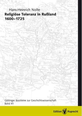 Nolte |  Religiöse Toleranz in Russland 1600-1725 | Sonstiges |  Sack Fachmedien
