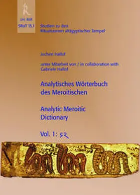 Hallof |  J. Hallof: SRaT 13,1: Analytisches Wörterbuch des Meroitischen / Analytic Meroitic Dictionary, Vol 1 | Buch |  Sack Fachmedien
