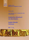 Hallof |  J. Hallof: SRaT 13,1: Analytisches Wörterbuch des Meroitischen / Analytic Meroitic Dictionary, Vol 1 | Buch |  Sack Fachmedien