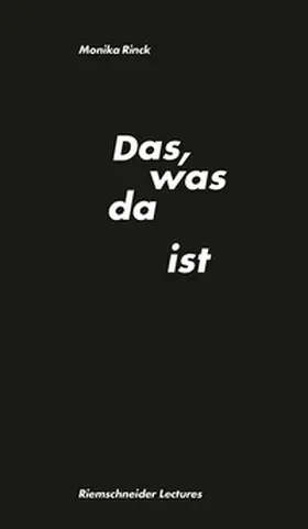 Rinck / Meister / Carolin Meister für die Staatliche Akademie der Bildenden Künste Karlsruhe |  Das, was da ist: Zufall als Verfahren | Buch |  Sack Fachmedien