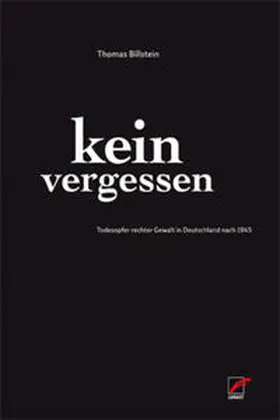 Billstein |  Kein Vergessen | Buch |  Sack Fachmedien