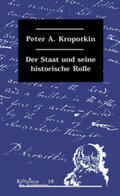 Kropotkin / Panther |  Der Staat und seine historische Rolle | Buch |  Sack Fachmedien