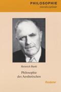Barth / Graf / Müller |  Philosophie des Aesthetischen | Buch |  Sack Fachmedien