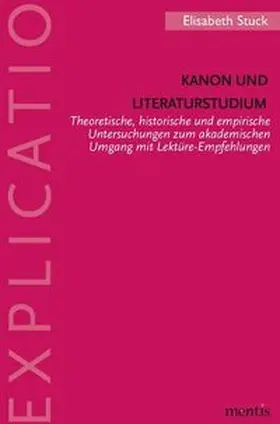 Stuck |  Kanon und Literaturstudium | Buch |  Sack Fachmedien