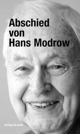 Lindner |  Abschied von Hans Modrow | Buch |  Sack Fachmedien