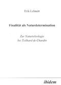 Lehnert |  Finalität als Naturdetermination | Buch |  Sack Fachmedien
