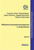 Gröne / Clemenz / Ostermaier |  Effizientes Kompetenzmanagement in Unternehmen | Buch |  Sack Fachmedien