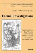 Schlossberg / Fox / Melikoglu |  Formal Investigations | Buch |  Sack Fachmedien