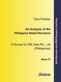 Priester / Altmann |  An Analysis of the Philippine Retail Structure | Buch |  Sack Fachmedien