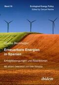 Bechberger |  Bechberger, M: Erneuerbare Energien in Spanien. Erfolgsbedin | Buch |  Sack Fachmedien