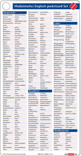 Börm Bruckmeier Verlag GmbH |  Medizinisches Englisch pocketcard Set | Buch |  Sack Fachmedien