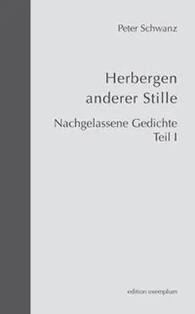 Schwanz |  Herbergen anderer Stille | Buch |  Sack Fachmedien