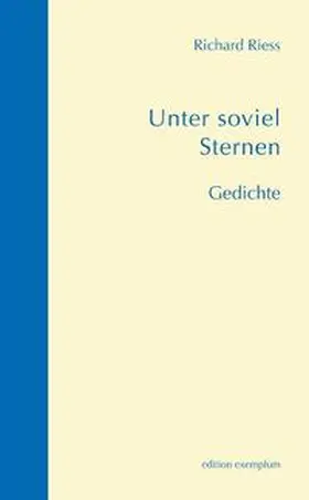 Riess |  Unter so viel Sternen | Buch |  Sack Fachmedien