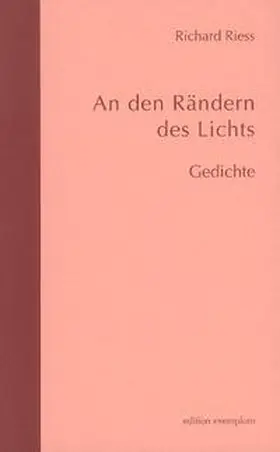 Riess |  An den Rändern des Lichts | Buch |  Sack Fachmedien